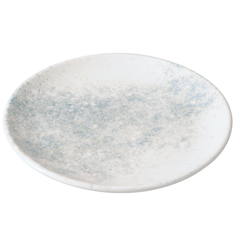 Smoky Matte Blue Coupe Plate