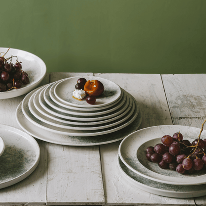 Smoky Matte Blue Coupe Plate