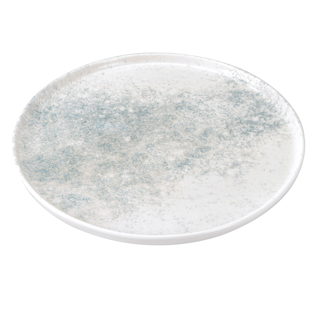 Smoky Matte Blue Flat Plate