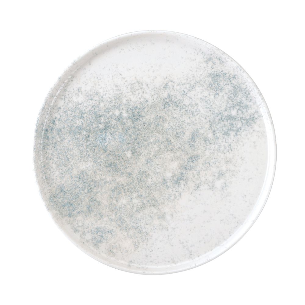 Smoky Matte Blue Flat Plate