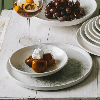 Smoky Matte Blue Flat Plate